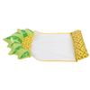Water Hammock Float Lounger Pineapple Fruit Pattern Foldable Multifunction Inflatable Float Lounger for Beach Pool