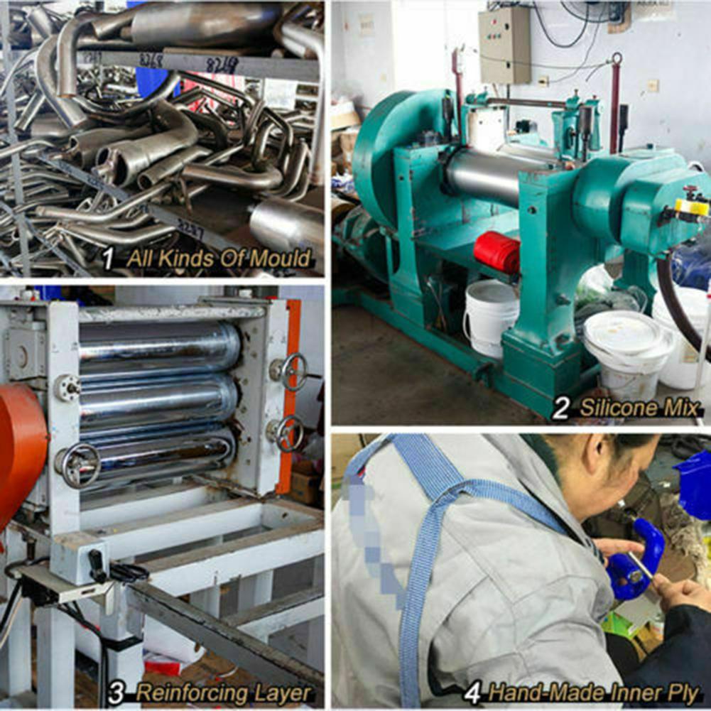 Вакуумный шланг от -40 ° C до 220 ° C 1 шт. Черный высококачественный силикон