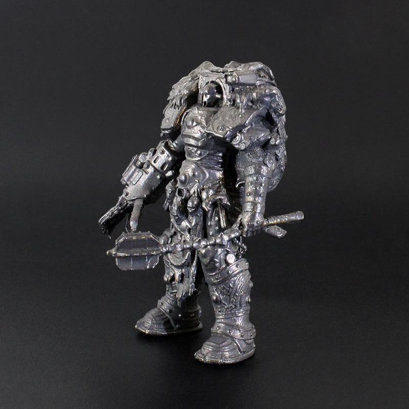 Brass Mech Exoskeleton Robot Knight Soldier Model Desk Office Decoration Ornaments Game Ornament Gift