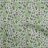 Cotton Flex Green Fabric Floral Retro Fabric For Sewing Printed Craft Fabric By The Yard 40 Inch