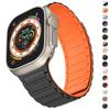 Apple Watch Ultra 2 uchun magnit silikon tasma 46mm 49mm 45mm 41mm bilaguzuk Correa 40mm 44mm 38mm 42mm iWatch Series 10 9 8 SE
