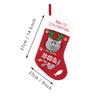 Cute Christmas Stockings Gift Bags Cartoon Dog Cat Christmas Socks Christmas Party Decorations Christmas Tree Ornaments