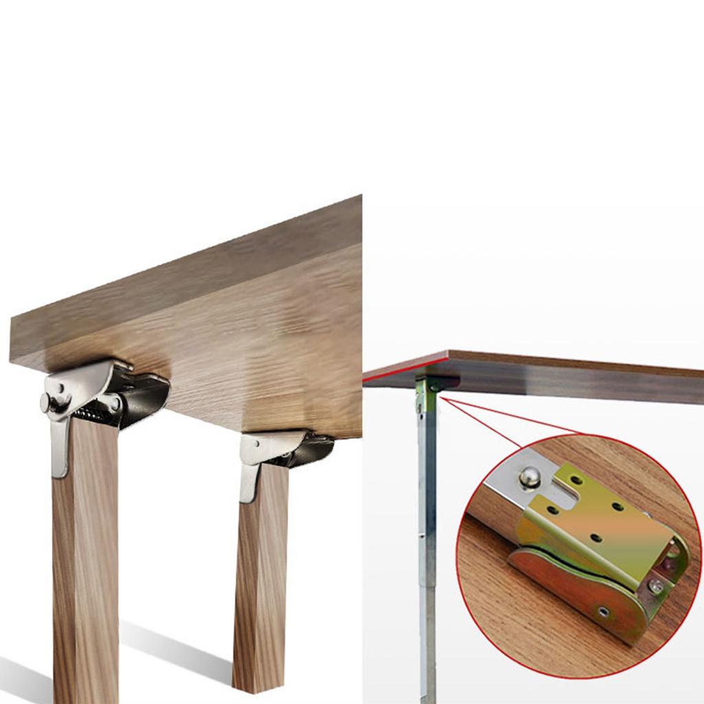 Sofa Invisible Folding Hinge 90 Degree Right Angle Self-Locking Folding Furniture Hardware Dining Table Connection Foot