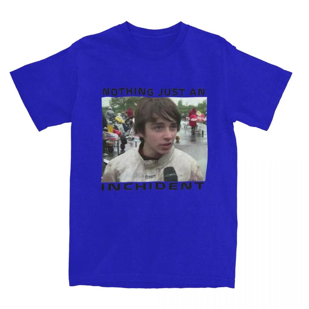 Потрясающие футболки Just An Inchident Charles Leclerc для мужчин и женщин, чистые футболки, одежда с принтом