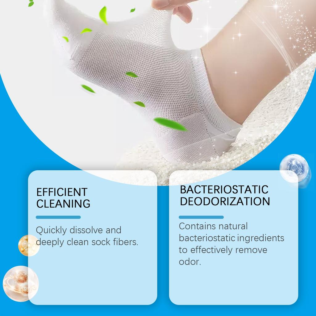 Sock Cleaning Tablets,Sock Cleaner,Tablets For Sock Cleaning,Sock Cleaning Effervescent Tablets, Quickly Dissolving, Powerful Decontamination