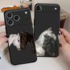 Белая черная лошадь Funda Чехол для телефона для Apple iPhone 17 Pro Max 11 XR XS MAX 14 12 Air 16 15 Pro 7 8 13