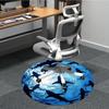 1PC Shark Swarm Office Round Area Rug, Mat Suitable For Office, Under Office Chairs Bedroom Living Room Home Decor, Room Deco