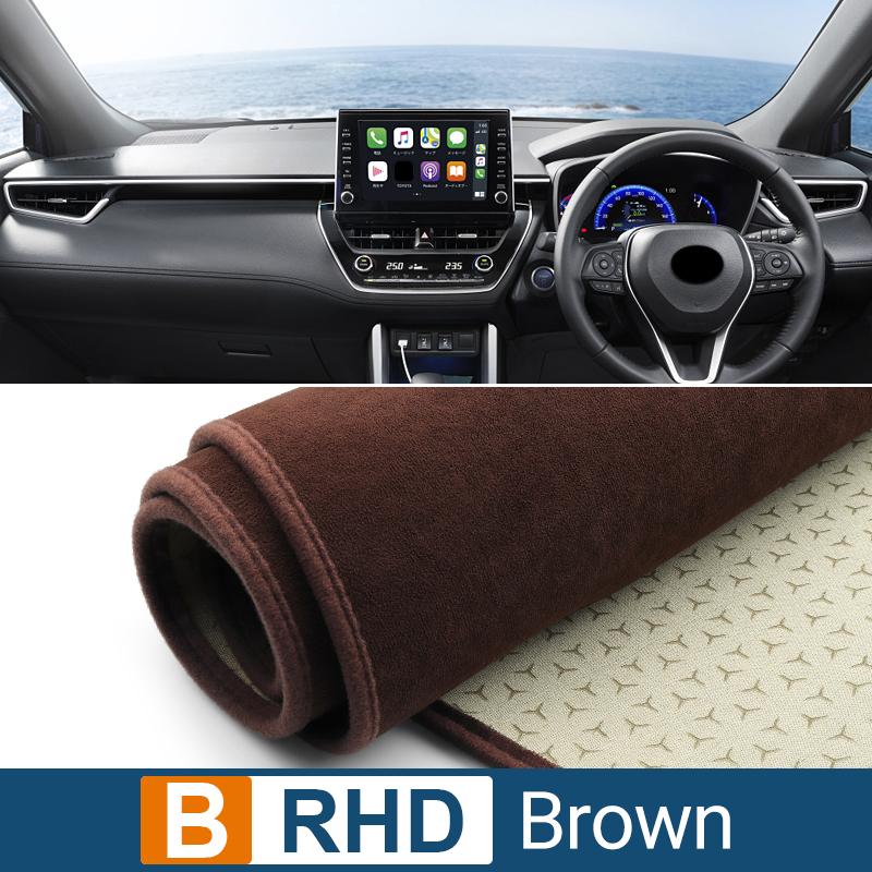 Для Toyota Corolla Cross XG10 2022 2023 гибридные чехлы на приборную панель автомобиля, избегайте легких накладок, солнцезащитный козырек, анти-УФ-ковры, нескользящие