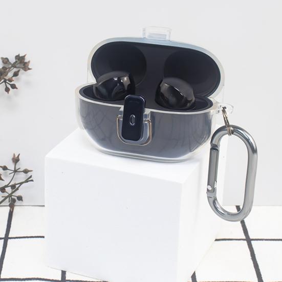 Прозрачный защитный чехол для наушников с точным расположением отверстий, грязеотталкивающий, с подвесной пряжкой, чехол для наушников