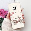 Чехол для телефона Huawei Y9a Nova Y9a FRL-L22 FRL-L23 Элегантный Цветочный Кот Расписной Мягкий Силикон Прозрачный ТПУ Чехлы