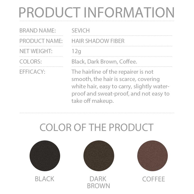 Темный порошок для маскировки отросших волос. 12 г