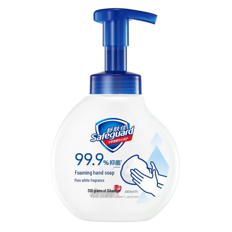 Safeguard Pure White Антибактериальное пенное мыло для рук с ароматом