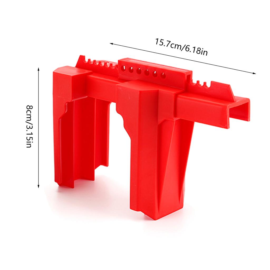 Multipurpose Adjustable Designs Sturdy Plastic Pipe Valves Lockout Systems High Temperatures Resistant 2Pieces