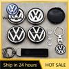 2026 Новые Для VOLKSWAGEN VW 56 мм Центральные колпачки на колеса автомобиля Черная замша Металлическая брелок 14 мм Наклейка на ключ VW Для Volkswagen Jetta Bora P