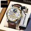 Часы мужские топовые брендовые роскошные часы солнце луна звезды водонепроницаемые вырез автоматические мужские маникюрные