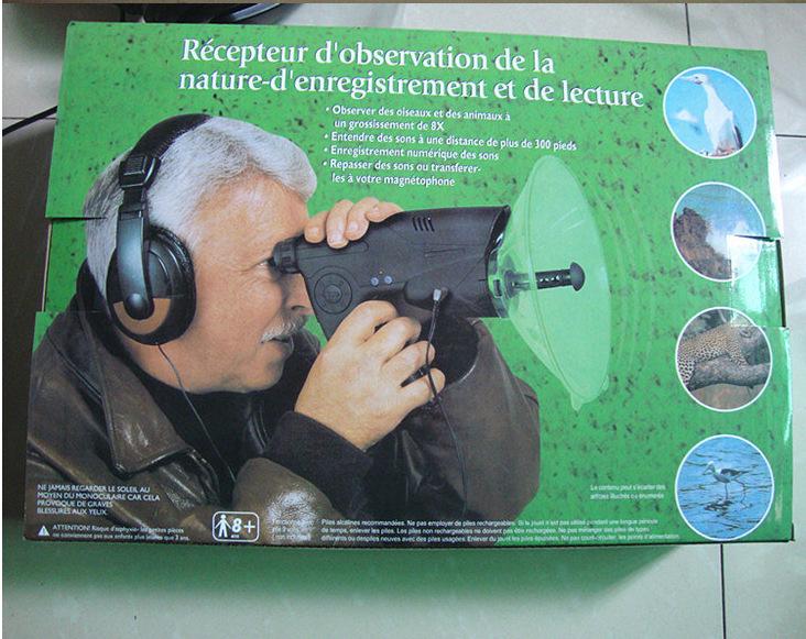 8x Мощный HD Монокулярный телескоп для наблюдения за птицами с наушниками