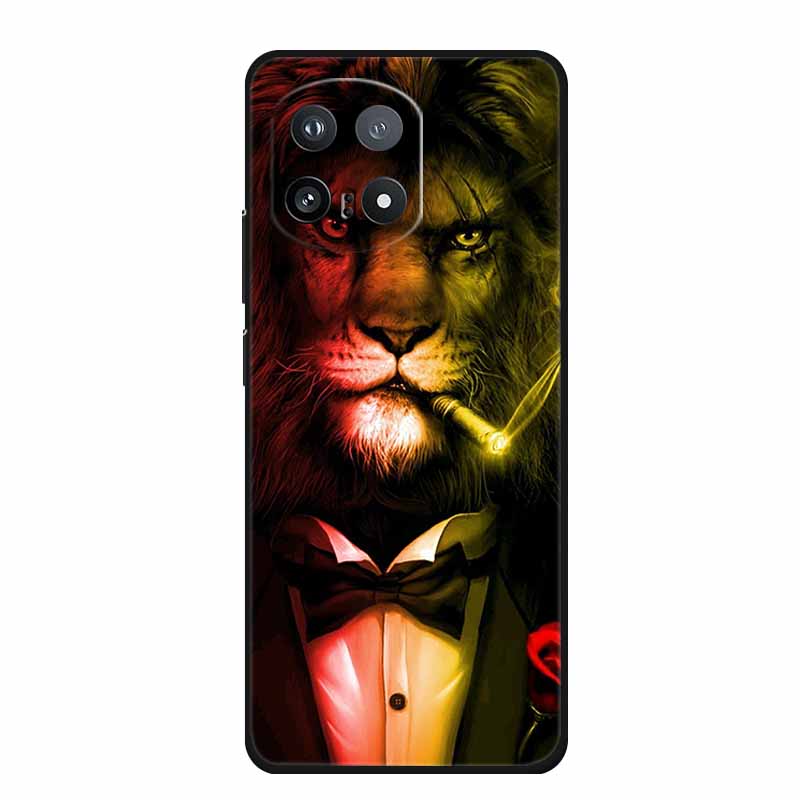 Чехол Для Vivo iQOO 15 5G Чехол 6.85" Животное Лев Тигр Кошки Мягкий Силикон ТПУ Задняя Крышка Для Vivo iQOO 15 2025 Чехлы Для Телефона Оболочка