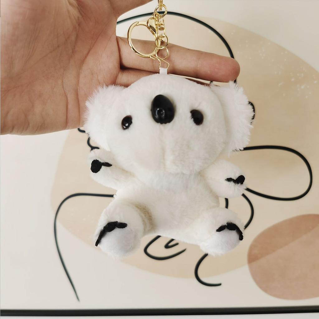 Милый плюшевый брелок в виде коалы, пушистая мягкая игрушка в виде животного, аксессуар для сумки для пары