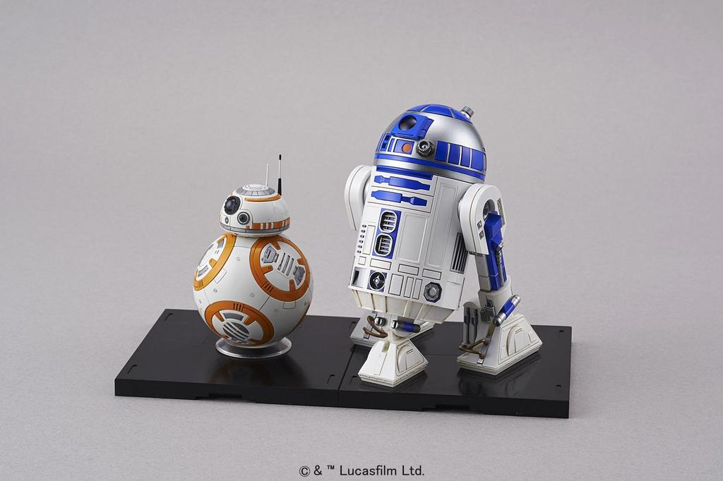 Пластиковая модель BB-8 и R2-D2 из вселенной Звездных войн 1/12