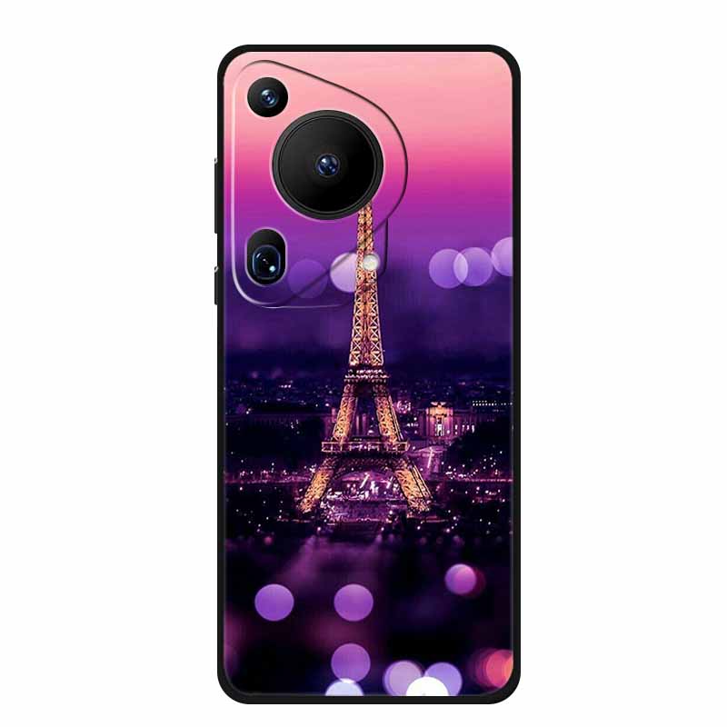 For Huawei Pura 70 Ultra Case 70Ultra Black Silicone Soft Back Cover Case For Huawei Pura 70 Ultra Phone Case Cover Pura70 Ultra