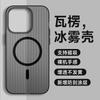 Магнитный чехол для ПК с рифленой поверхностью, подходит для iPhone 15, с магнитной функцией, матовый, прозрачный чехол для Apple 16 14.