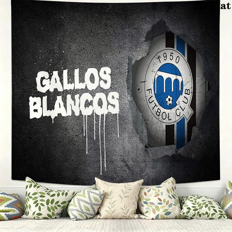 Gallos Blancos Wall Tapestry Aesthetic Wall Hanging Printed Fabric Blanket Decorative Tapestries for Bedroom Living Room Home Decor