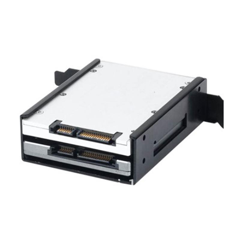 Кронштейн для крепления SSD HDD для PCI 2 x 2,5-дюймового внутреннего жесткого диска Комплект для крепления внутреннего жесткого диска Комплект для крепления внутреннего жесткого диска