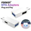 FONKEN 2 In 1 Multi-function OTG Adapter USB-C To USB3.0/USB2.0 Type-C Charging Converter For Huawei Samsung