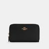 Кошелек Coach Medium Id Zip Gold Black