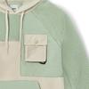 Vans Solid Color Front Pocket Hoodie Long Sleeve Sweatshirt Women Tops Green VN0A7YICUDP
