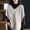 Plus-Size Loose Knit Vest for Spring & Autumn
