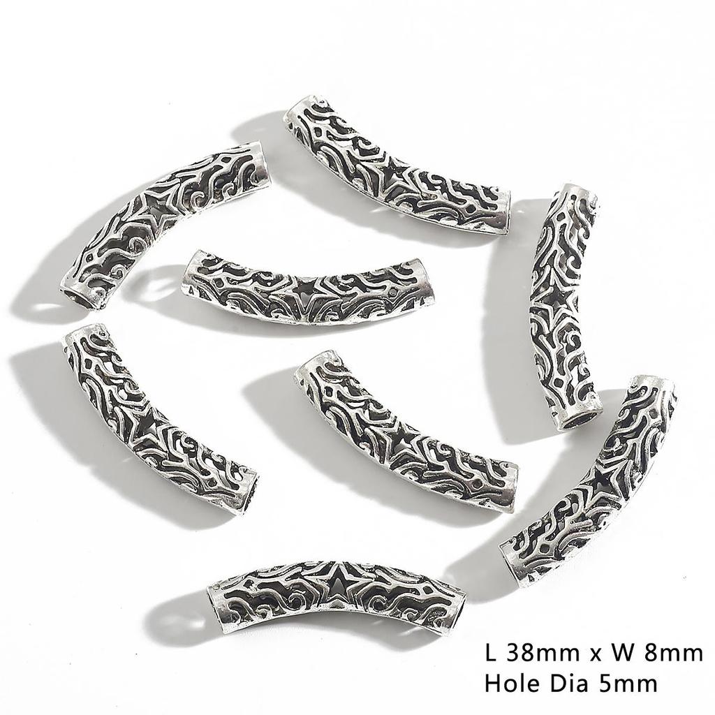 3-10Pcs Zinc Alloy Tube/Hanger Charm Bead for Beading Jewelry Diy Craft Fit Bracelet Charms Connectors Making