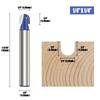 Vearter 4-Piece Set U-Groove Bit 6.35mm Shank Carbide Cove Box Router Bit 6/8/9.5/12.7mm Cutting