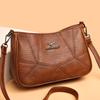 Women's Bag New Splicing Single Shoulder Crossbody Bag Simple Versatile Middle-aged Women's Mother Bag