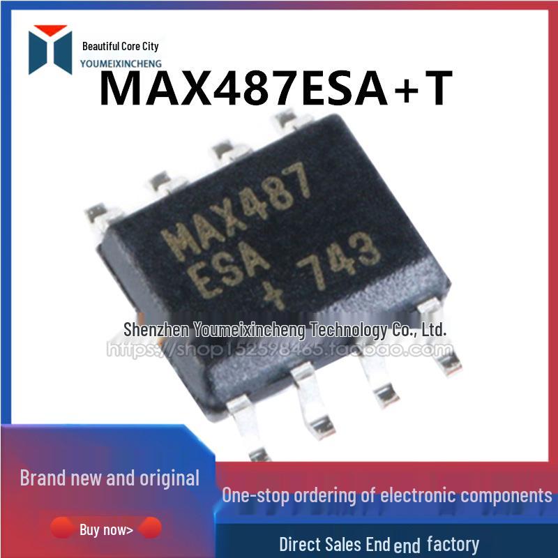 Genuine MAX487ESA+T SOIC-8 RS-422/RS-485 Transceiver Chip