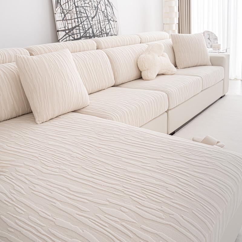 Эластичный чехол для дивана, жаккардовый регулируемый эластичный чехол для дивана в гостиной, чехол для сиденья дивана 1, 2, 3, 4, Г-образный, полный комплект