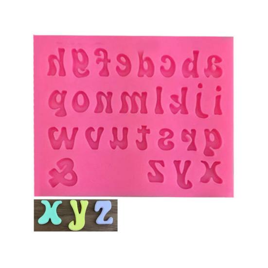 Инструменты для выпечки, легко моющиеся, легкие, пищевые, цифры, алфавит, сахарный торт, силиконовая форма, шоколадная форма