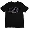 AC/DC Unisex Adult Logo History Back Print T-Shirt