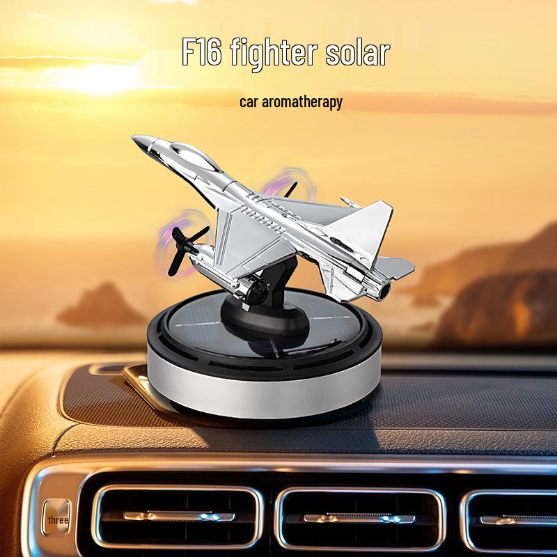 F16 Snapdragon Вращающийся Солнечный Автомобильный Ароматический Орнамент со Светом и Долговечным Ароматом