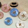 18/22Mm Wholesale Sewing Buttons For Clothing Crafts Supplies Fancy Design Decor Round 5 Colors Shank Button Makers Diy Applique