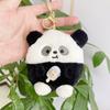 Adorable Plush Panda Bear Keychain Soft Toy Cute Coin Purse Key Holder For Girls