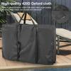 Oxford Cloth Storage Bag Reusable Wheelchair Protective Cover Large Capacity Chair Walker Bag for Beach Chair Camping Table