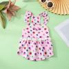 Pet Summer Puppy Dog Cat Cute Fresh Floral Dress Comfortable Pet Skirt