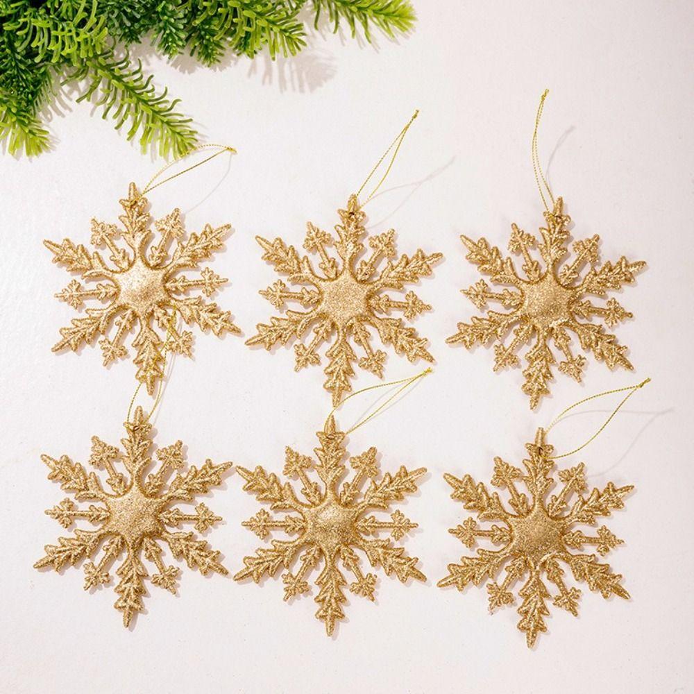 6PCS Long-Lasting Christmas Tree Pendant Lightweight Xmas Decoration Holiday Season