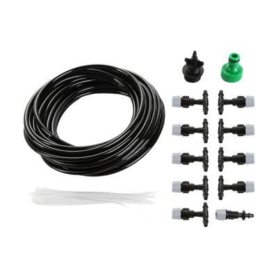 10 м/32,8 фута DIY комплект для орошения запотеванием с насадками для шлангов, быстрые разъемы, самополивная система