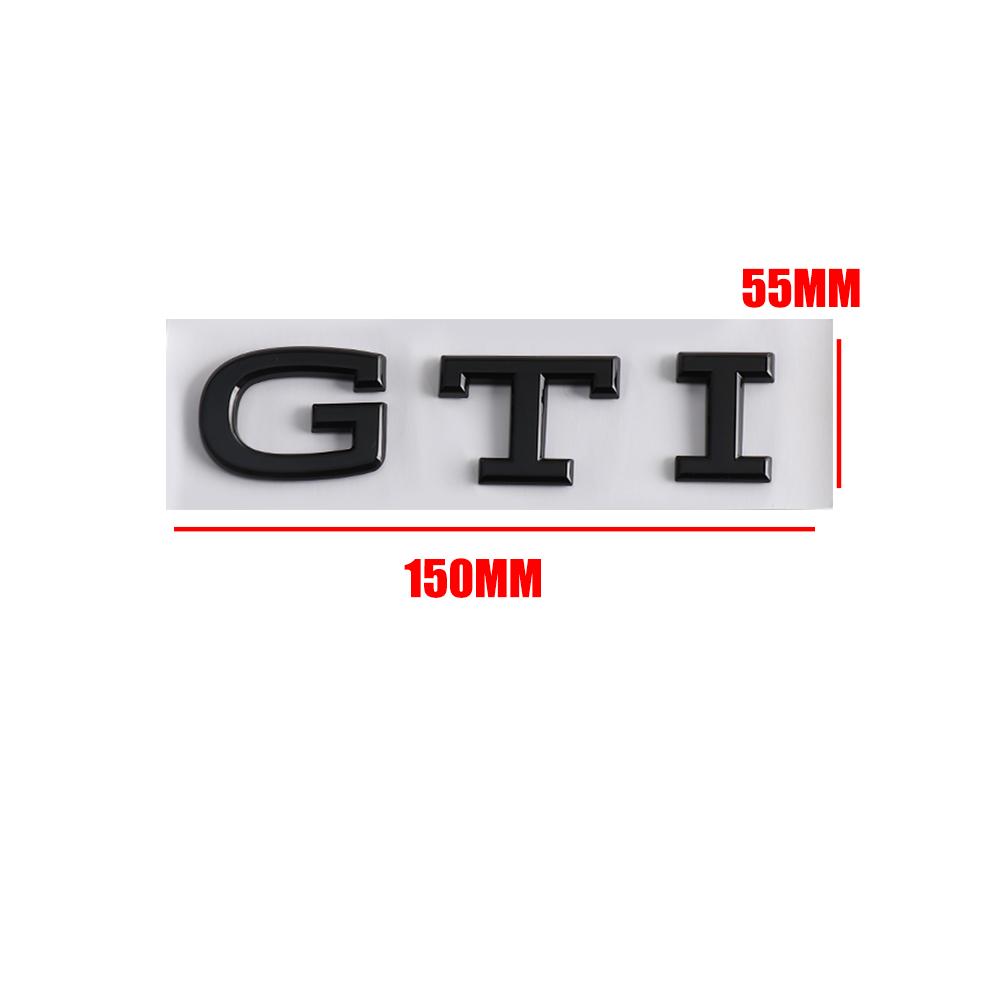 AABIN1 3D ABS GTI Emblem Car Body Tail Trunk Decoration Stickers Auto Accessories For Volkswagen VW Golf Polo Beetle Passat T-ROC Caddy
