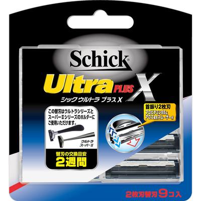 Sic japan Schick Ultra Plus X 9 сменные лезвия мужские сменные лезвия бритвы для мужчин мужские сменные лезвия