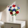 Искусственные цветы, смешанные джунгли юбилей трехцветные цветы патриотический памятный букет, цветы