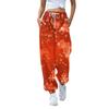 Женские повседневные модные рождественские принтованные повседневные брюки спортивные брюки длинные брюки брюки с эластичной резинкой на талии