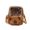 Animals Capybara Plush Backpack Shoulder Bag Students School Bag  Kids Birthday Gift
